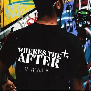 Techno Black Graphic Tee